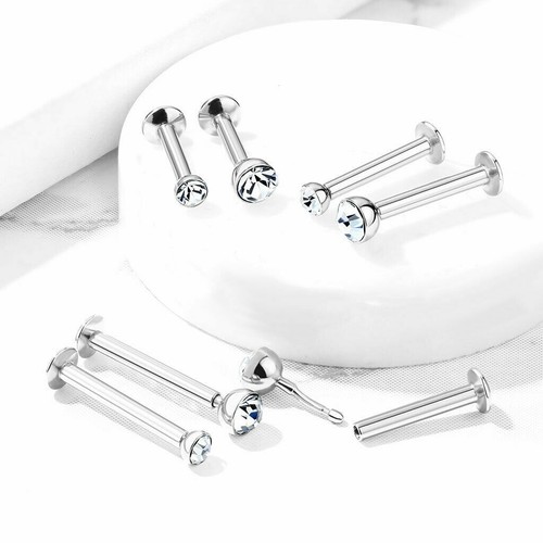 16g 2mm cz flatback - 3, pc