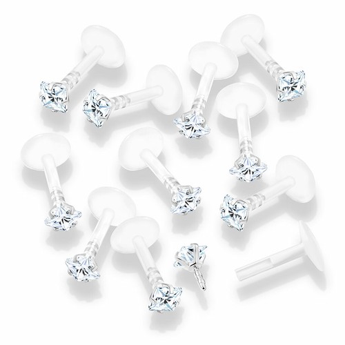 Prong set square cz - pc,